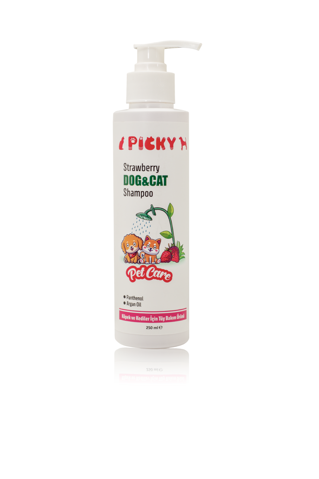 PICKY Köpek ve Kediler İçin Şampuanı 250ml - Çilek